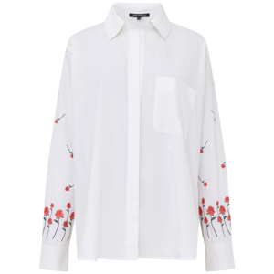 French Connection Rhodes Embroidered Shirt